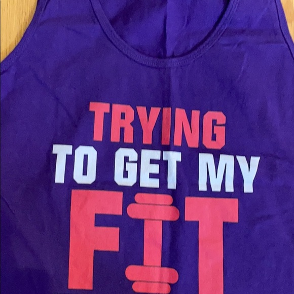NWOTs Fun exercise tank. Get your FIT together 🤩 - Picture 2 of 5